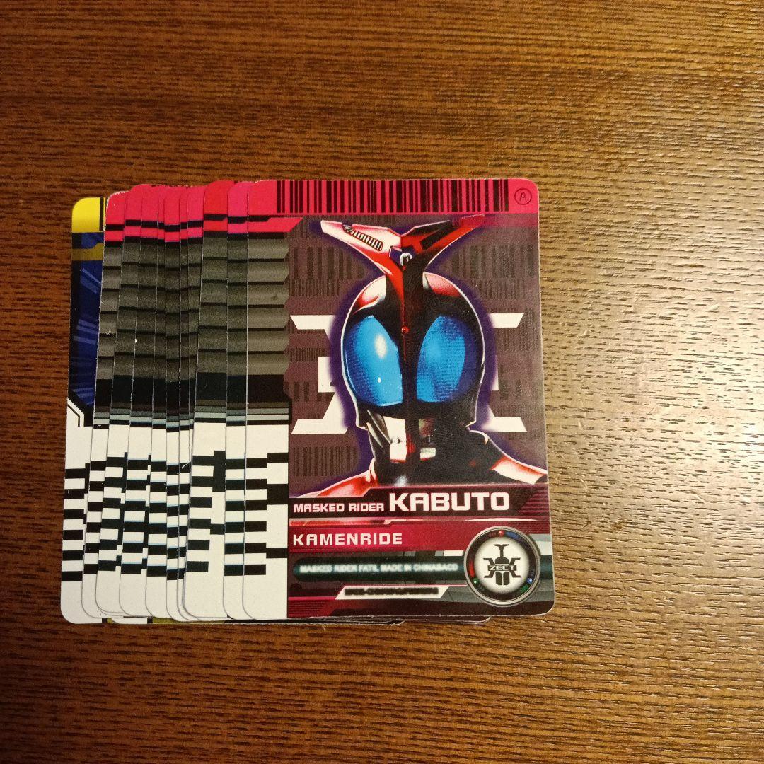 Used [Kamen Rider Decade] CSM Rider Card Kabuto 15 pieces
