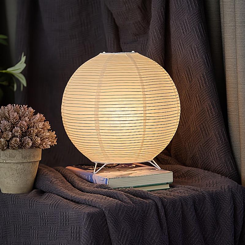 1PC Eco-Friendly Nordic Lighting Paper Lantern Table Lamp Scandinavian Paper Lantern Bedroom Decor