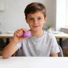 1-pack Stresskub Squishy Stressbollar för Vuxna Barn Sensorisk Fidgetleksak för Din Bästa Avkoppling och Chili - Fidget Ice Cubes One Cube