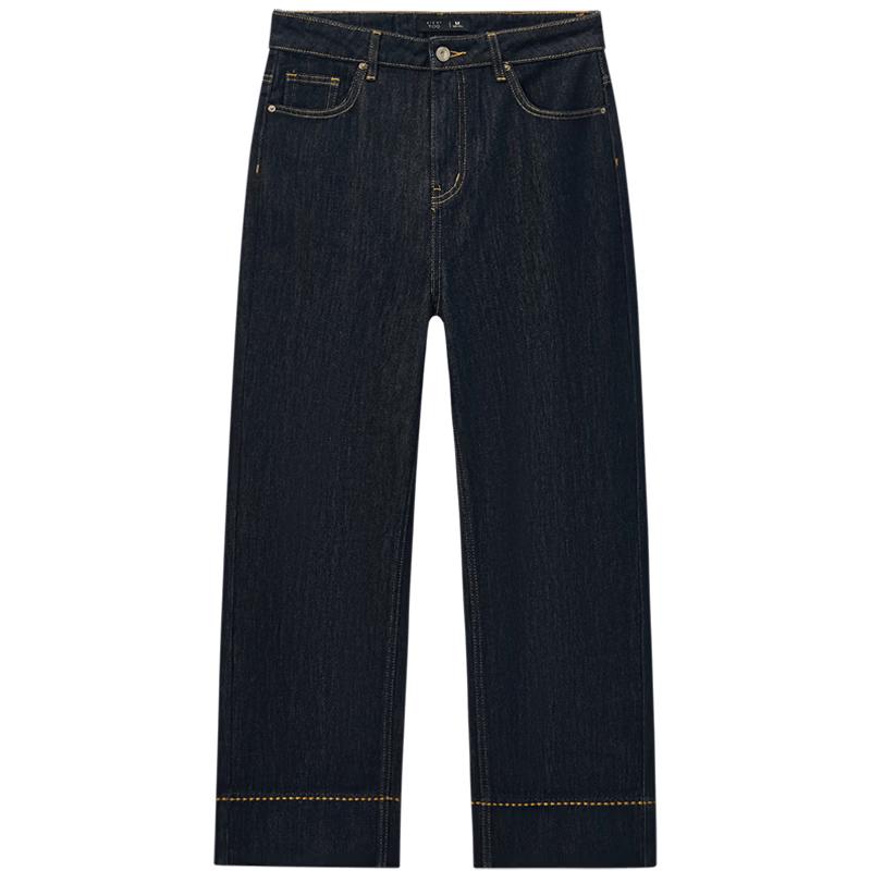 EICHITOO Women s Loose Wide-Leg Jeans S