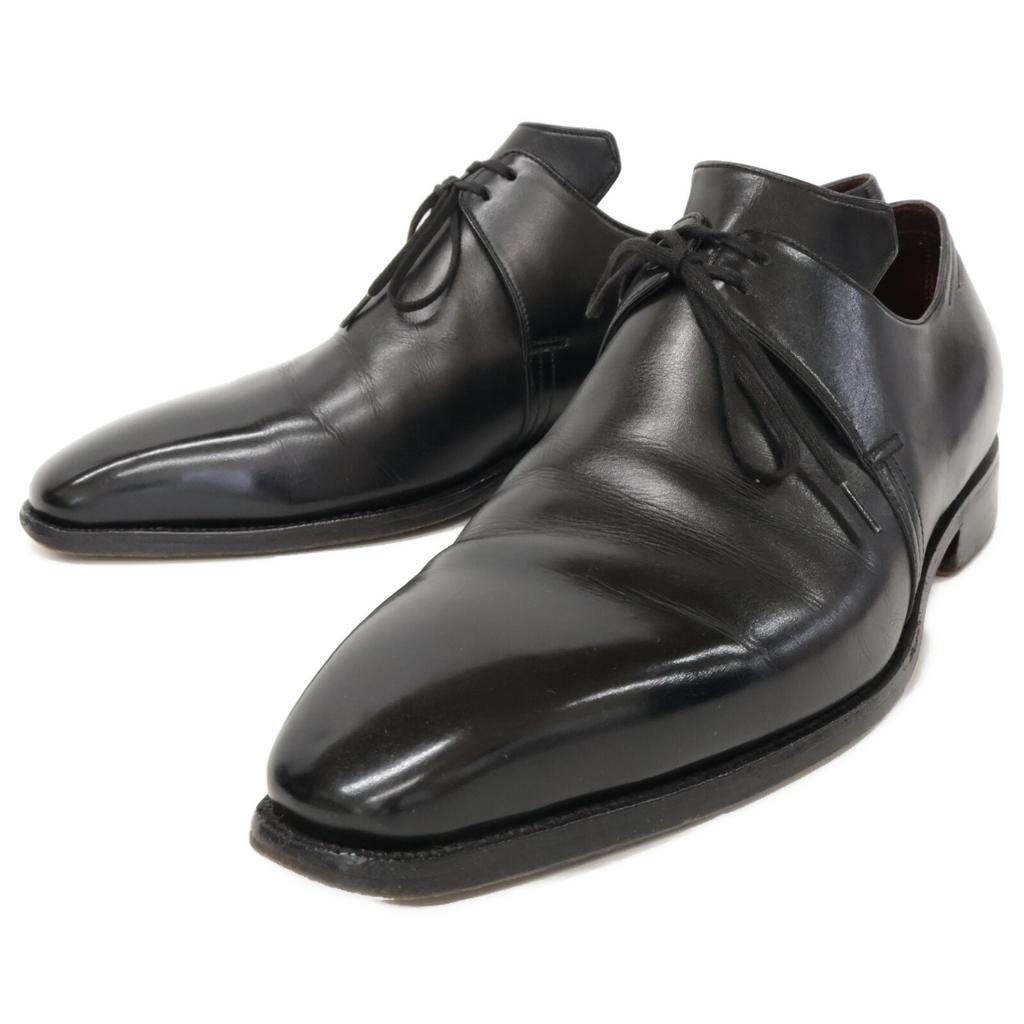 CORTHAY Plain-toe Leather Shoes Shoes 5.5 blackUsed