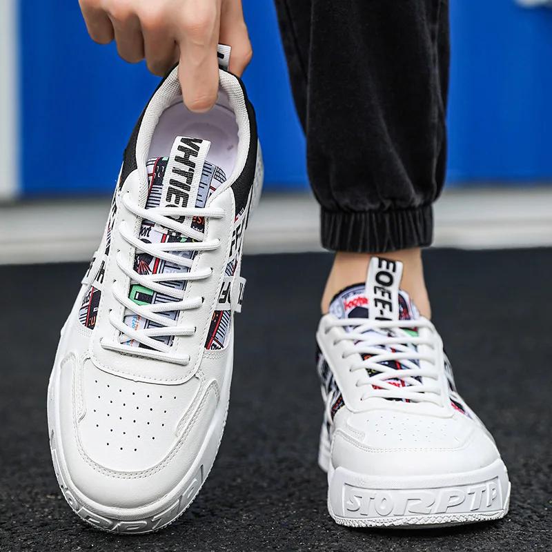 2024 Skateboard Herrenschuhe Sommer Sneakers Leder Lässig Mode Outdoor Laufen Sport Wandern Tennis Plateau Designer Luxus