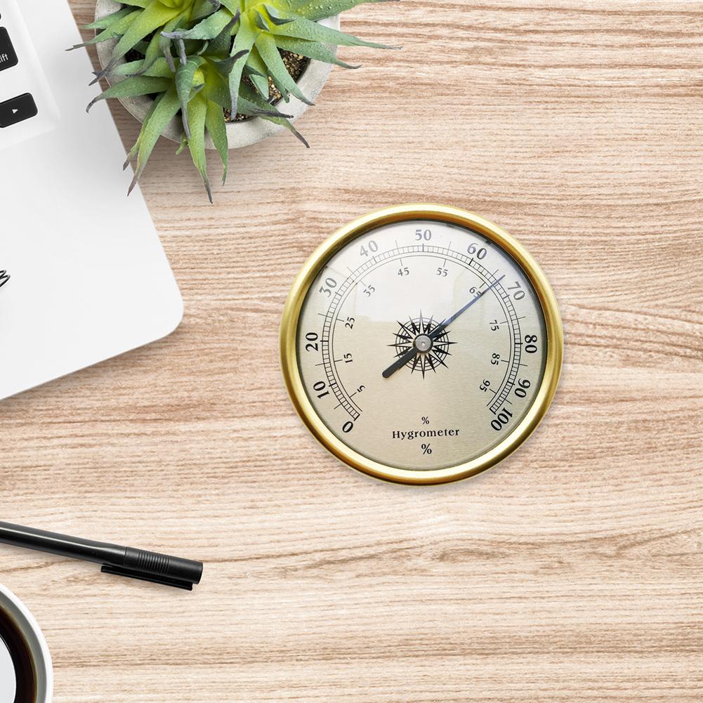 2 In 1 Humidity Temperature Meter Wall Mounted Clear Read Hygrometer Thermometer Instrument for Office Workshop School