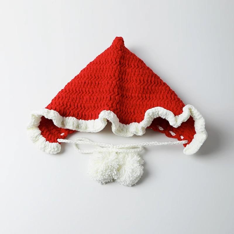 

Style Hat Versatile Little Red Riding Hood Womens Warm Knitted Hatsbeanie червоний