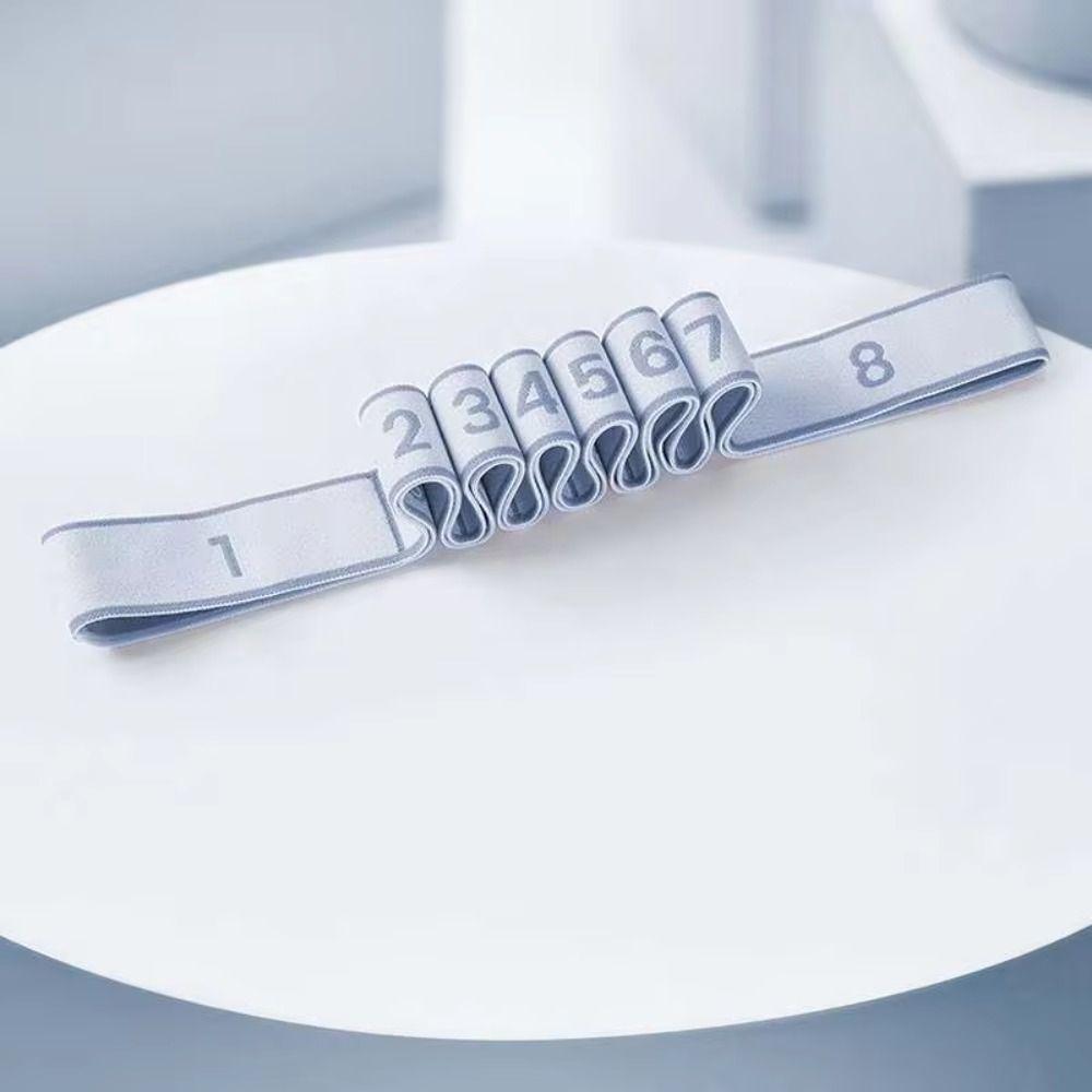 Elastic Yoga Resistance Band 8/10/12 Grid Auxiliary Stretching Belt  Children/Adult