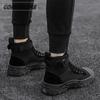 Men Motorcycle Canvas Ankle Boots Spring Autumn Casual Shoes Career Speed Boot Fashion Large Size 39-44 Men's Breathable Outdoor