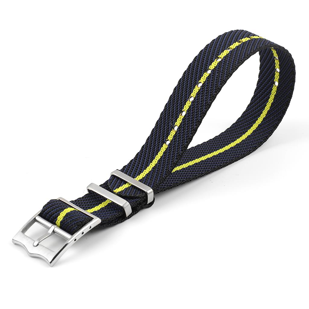Cinturino Orologio con Cinghie Lunghe 20mm 22mm Tela di Nylon Impermeabile Cinturino Orologio Sportivo di Alta Qualità Cinturino di Ricambio con Fibbia in Acciaio