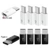 5 Stück Micro-USB auf Typ-C Adapter Handy-Adapter Mikrousb-Stecker für Huawei Xiaomi Samsung Galaxy A7 Adapter USB Typ-C