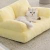 Cat Nest Pet Bed Warm Washable Cat Bed Plush Puppy Bed Small Dog Sofa With Anti-Slip Bottom Pet Bed For Small Medium Dogs Cats