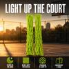 2pcs All Weather Basketball Mesh Knotted Shooting Pocket Basketball Mesh Replacement  Outdoor Court