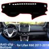 For Lifan X60 2011-2018 Dashboard Cover Dash Board Mat Carpet Pad Shade Cape Blanket Car Accessories LHD RHD 2013 2014 2015 2016