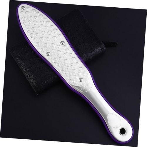 Minkissy Stainless Steel Manual Scrub File, Stainless Steel Spatula for Pedicures and Pedicures
