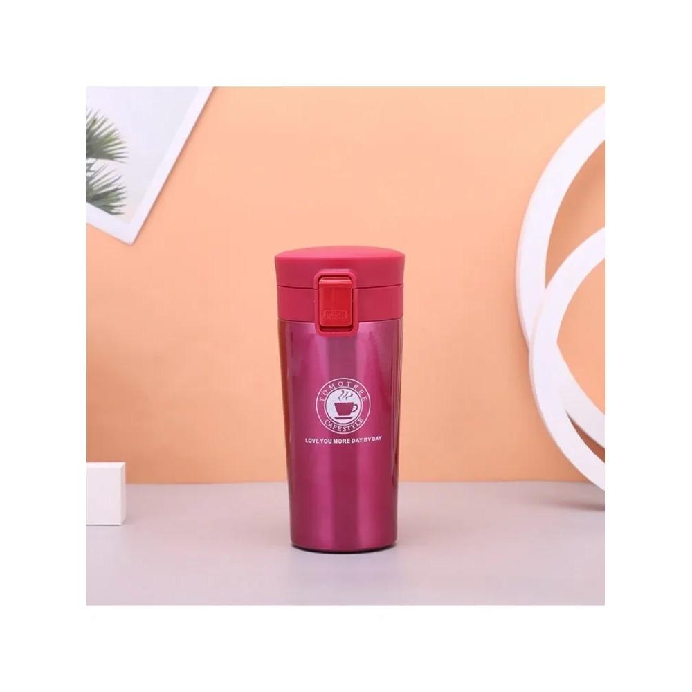 

0.51 л Термокружка Двойная стенка 304 Нержавеющая сталь Кофейная чашка Вакуумная фляга Термос Бутылка для воды Чай Кофе Герметичная Термокружка 380ML красный