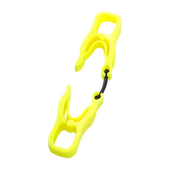 

Зажим для перчаток Износостойкий Компактный дизайн Многоцелевой Утолщенный Увеличенный Зажим А-типа Защита от падения Держатель для рабочих перчаток A жёлтый