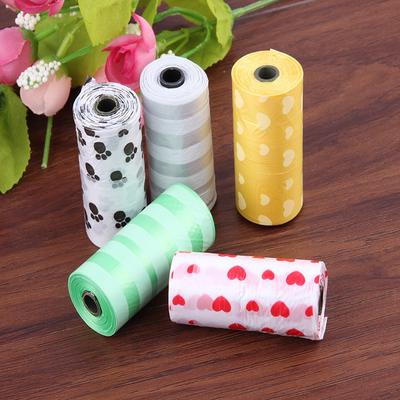 1 Roll Dog Poop Bag Pet Poop Bags Dog Waste Pick Up Clean Bag Random Color Pet Products