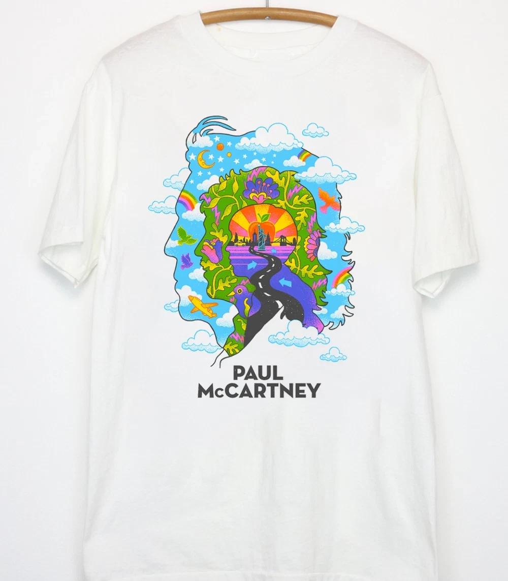 

Paul McCartney Music Star For Fans Heavy Cotton White S-5XL T Shirt US082 L