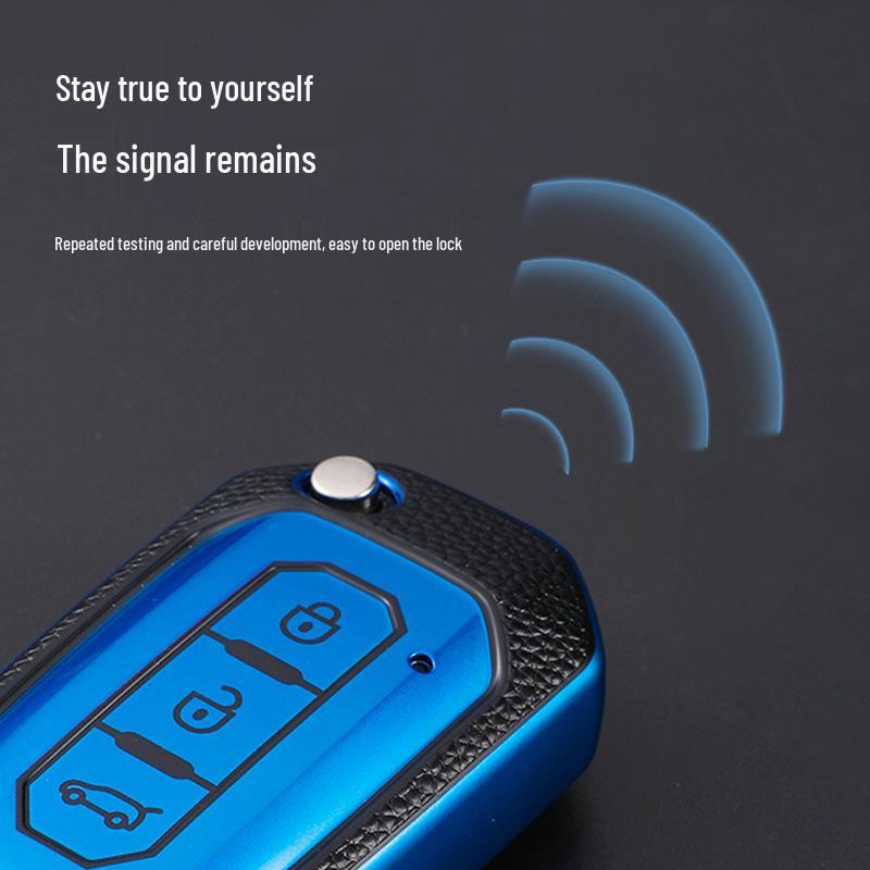 Ford Territory Car Key Cover - Snap Button Protective Shell for Yusheng S350, Men and Women