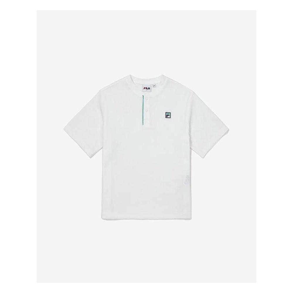 [fila Kids] Henley Neck FuncTional T shirT  Fk2rsf2202x Owh  q0zFk2rsf2202xOwh