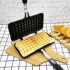 Nonstick Waffle Mold Portable Waffle Pan Non Stick Double Sided Waffle Mold Double Sided Waffle Baking Tray Kitchen Tool