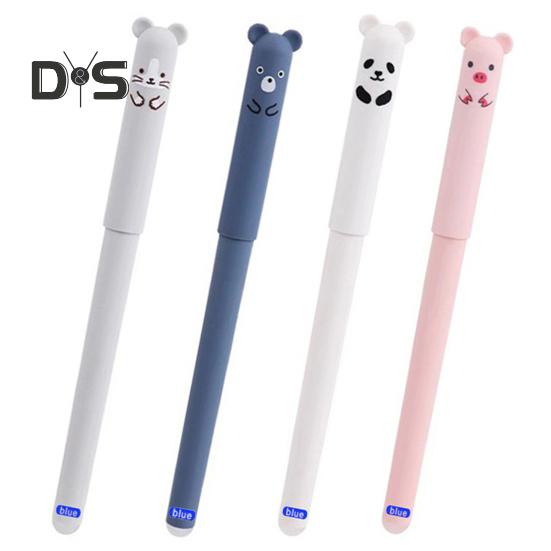 

Набор из 4 стираемых гелевых ручек с черными синими чернилами, 5,9-дюймовые длинные гелевые ручки для письма, рисования, подписи, домашнего офиса, классных принадлежностей 4pcs синий