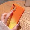 Luxury Gradient Soft Silicone Case For Magsafe Wireless Magnetic Charge For iPhone 15 14 12 11 13 Pro Max Plus Matte Color Cover