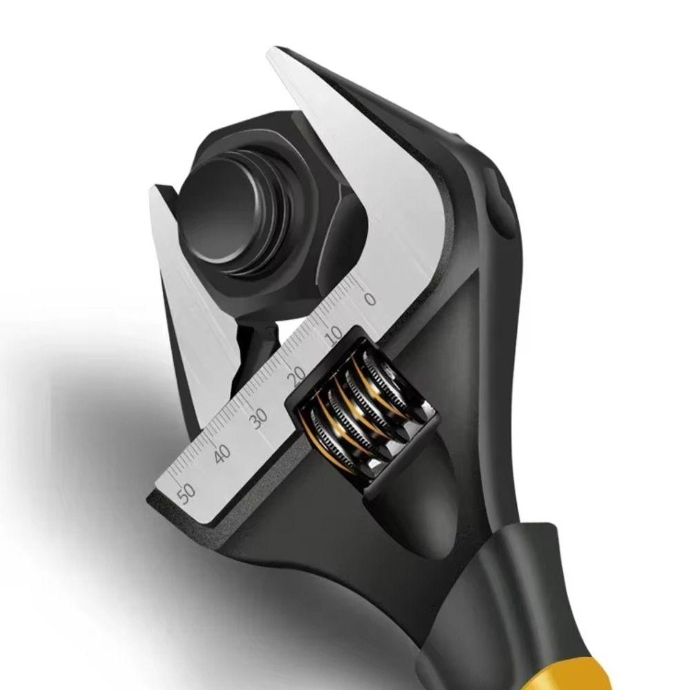 CR-V Universal Spanner Large  Opening Bathroom Wrench Multi Tool Adjustable Wrench  Nut Wrenchhold