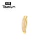 1PC Implant Grade G23 Titanium Cz Belly Button Ring Septum Rings Clicker Belly Clip Navel Ring Curved Barbell Piercing Jewelry