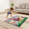 Children Soccer Skills Trainer Mat with ABS Rings for Youth Sports Activities
