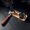 1PC Beechwood/Sapele Coffee Tamper Station Portafilter Holder Rack Stand For 51MM 58MM Espresso Accessories Barista Support Base