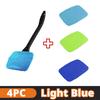 Fashion Car Window Cleaner Brush Kit Windshield Microfiber Cleaning Wash Tool Inside Interior Auto Glass Wiper with Long Handle Car Acce