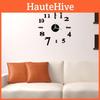 3d Analog Diy Mirror Surface Number Wall Clock Sticker Modern Home Decor