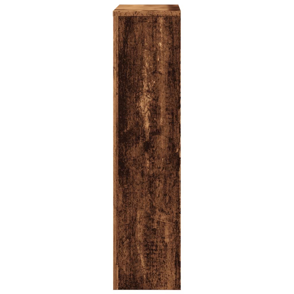 Radiator Cover with Vintage Wood Look 78 X 20 X 82 Cm Wood Based Material