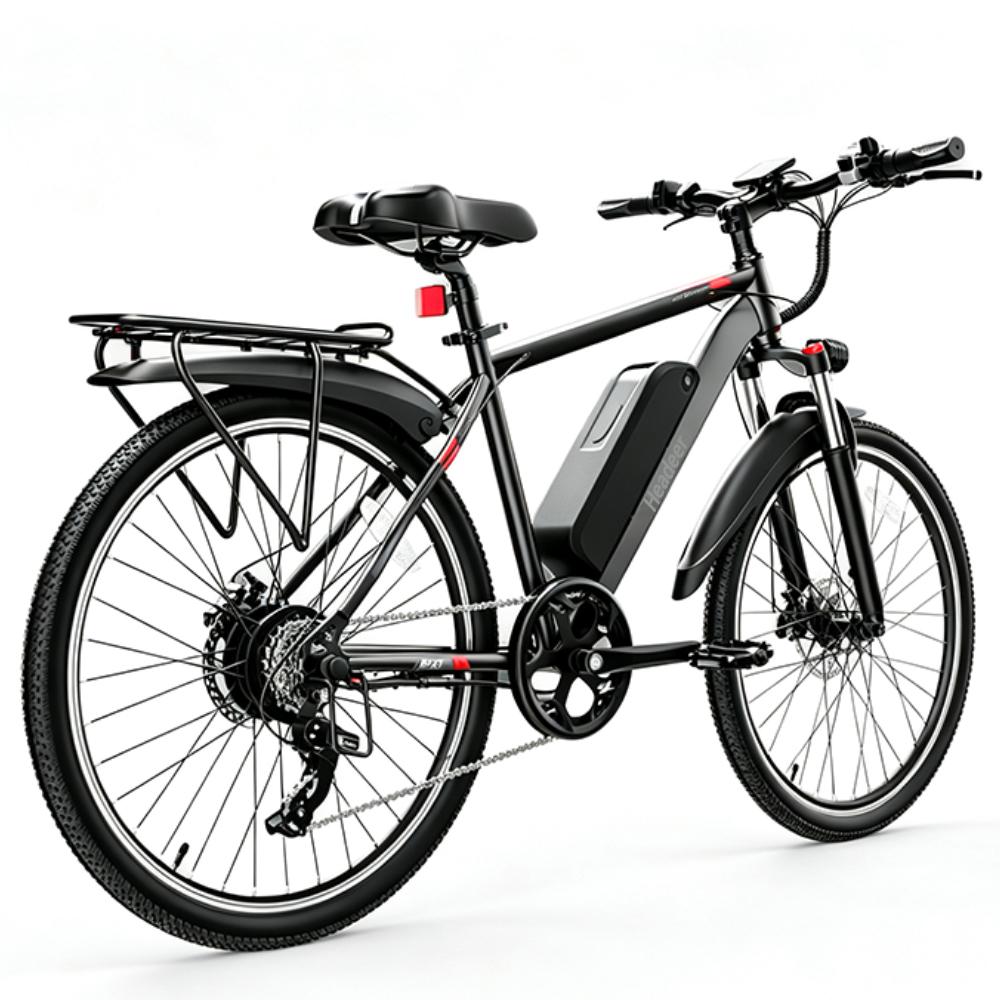 HEADEER BK1350 Adult Electric Bicycle 500W Brushless Motor 48V 15AH Lithium Battery 26 Inch Wheels Foldable E Bike for Daily Urban City Commuting