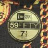 NEW ERA JOYRICH Collaboration 59FIFTY cap 71/2 59.6 Black Men's Used