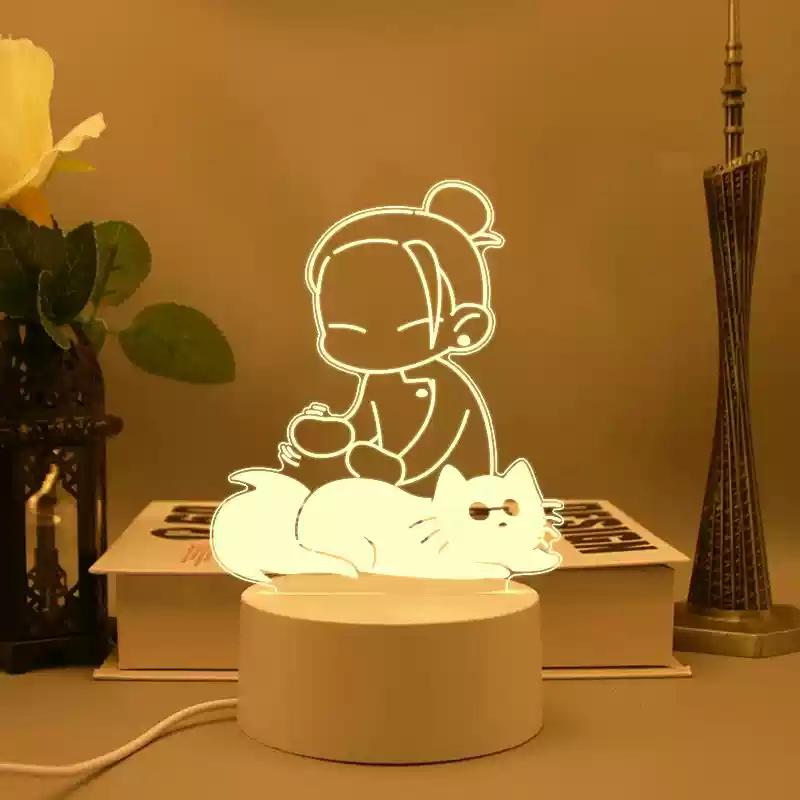 Jujutsu Kaisen 3d Night Light Led Decoration Gojo Satoru Geto Suguru Ryomen Sukuna Anime Gift For Birthday