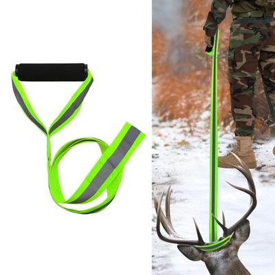 Deer Drag Strap Easy To Use Heavy Duty Reflective Adjustable Deer Harness Leash