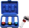Impact Sockets - AIMOONSA - 3 Pcs Set - 17/19/21 Mm - Thin Walls - Nylon Coating - Cr-V Steel