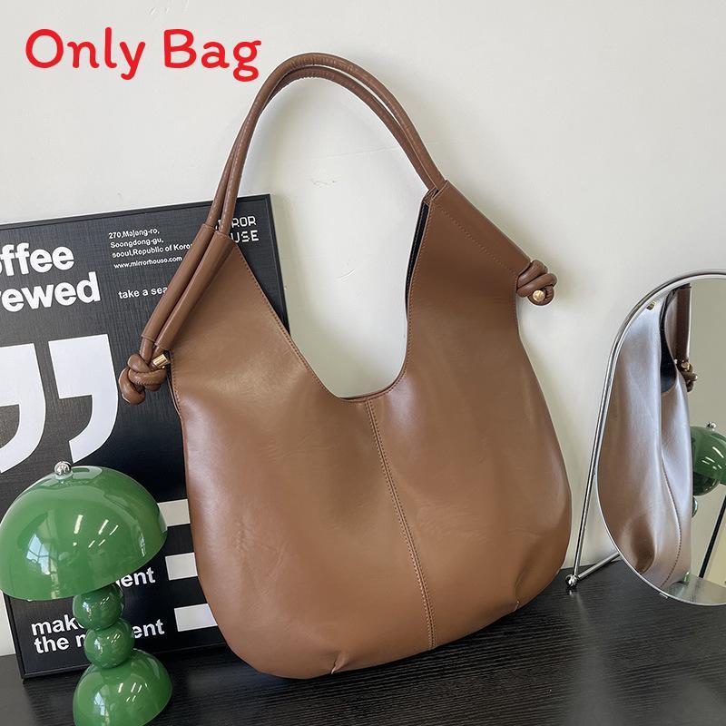 Minimalist Tote Bag For Women With Pu Material And Large Capacity For Daily Use