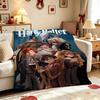 Hogwarts Four Houses Flannel Blanket Soft Warm Fleece Blanket For Living Room Air Conditioner Room Lightweight Home Decor Gift For Friends