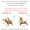 Lucky Gold Cattle Cow Ox Statue Nordic Home Decor Bull Sculpture Desk Ornament Crafts Abstract Animal Figurine Accessories Toys