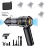 Handheld Brushless Motor Car Vacuum Cleaner with LCD Display, Suction, and Blower