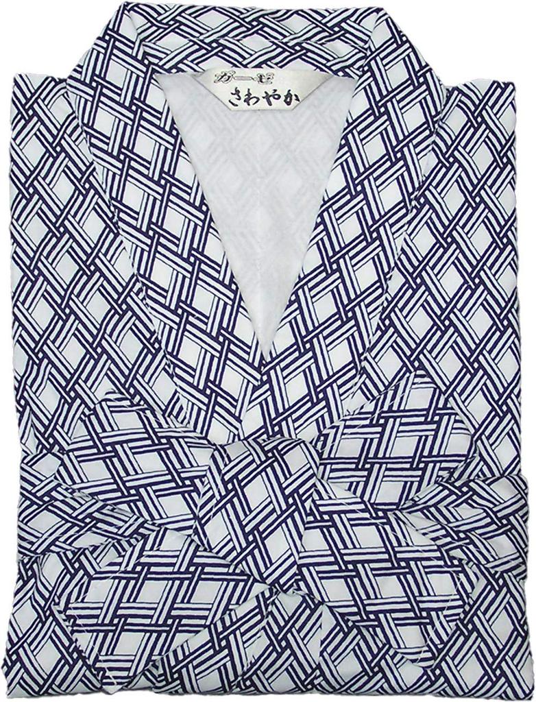 Gazen nachtkleding voor heren Gazen nachtkleding voor heren S M L L0 Dubbel gevoerd gaaskatoen Nachtkleding Slaapkleding Pyjama Yukata Herberg Verpleegzorg Ziekenhuisopname