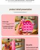 Cartoon Heart Bear Squeeze Toy Keychain - Cute Stress Relief Gift for Couples