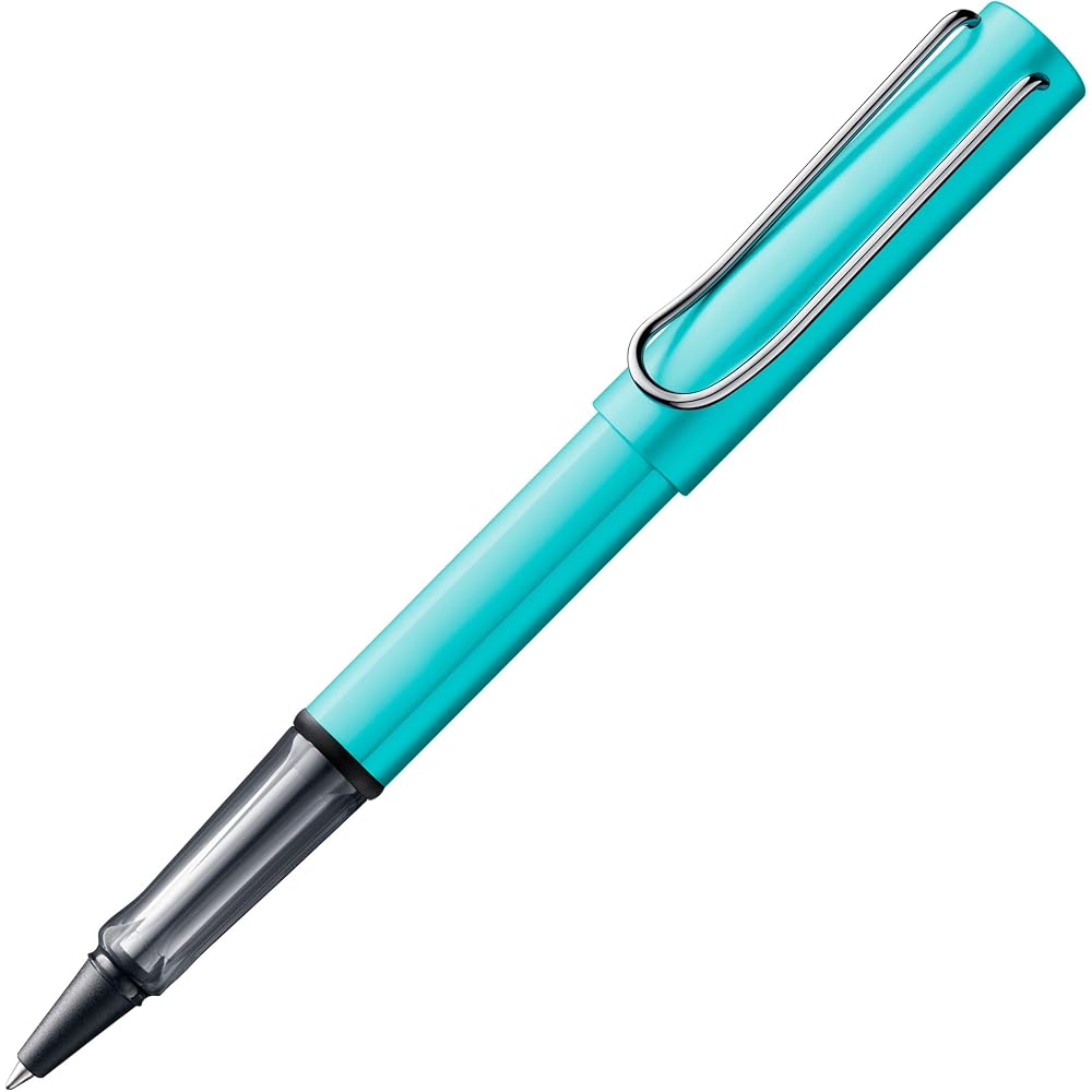 LAMY AL-Star Tourmaline Rollerball Pen - Clear Ergonomic Grip Pen Line Width M - Lightweight Alum...