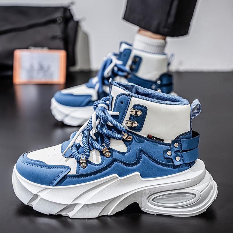 Daddy shoes 22 autumn and winter leather surface breathable and comfortable sports shoes youth leisure
