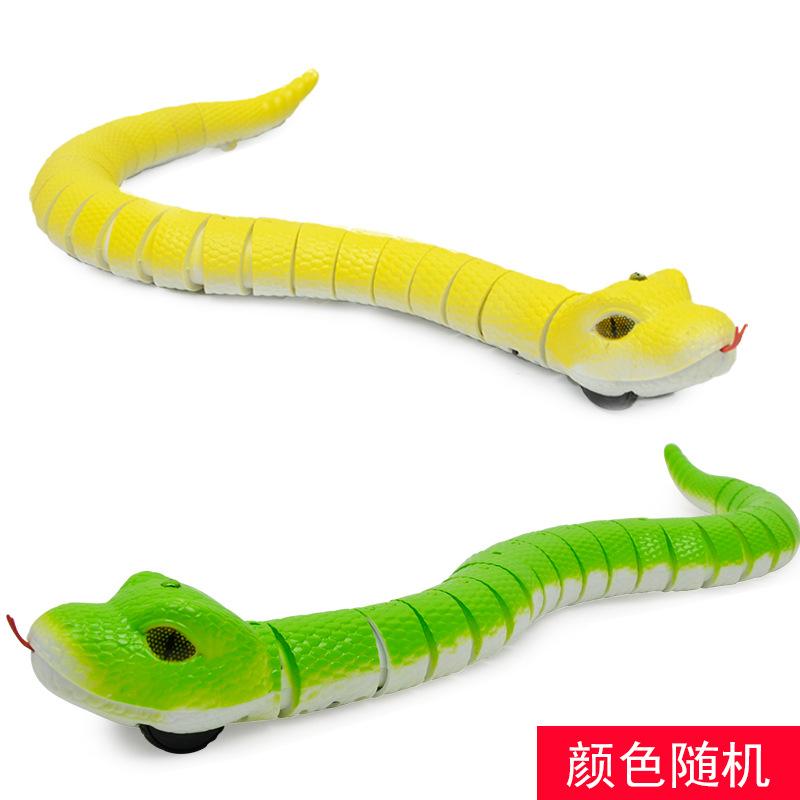 Dětské elektrické nabíjecí simulační hračky zvířat s dálkovým ovládáním, model chřestýše s infračerveným dálkovým ovládáním