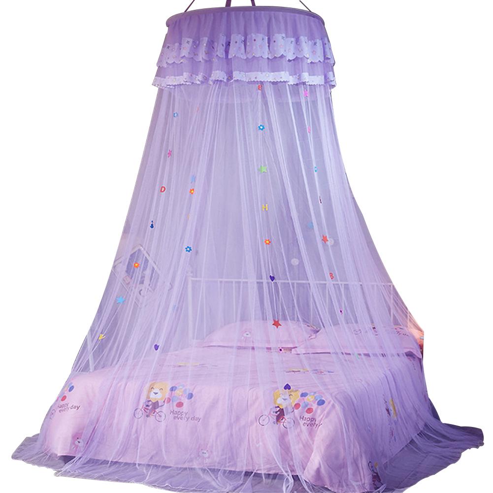 Bed Canopy Bed Canopy Mosquito Net for Bed Lace Dome Net Bedding with Elegant Ruffle Lace for Girls and Baby