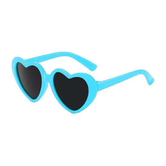 Heart Sunglasses for Dolls, Cute Pet Glasses for Stuffed Animals, Dress Up Accessories for Porch Goose Statue, Toy Eyewear for Kids