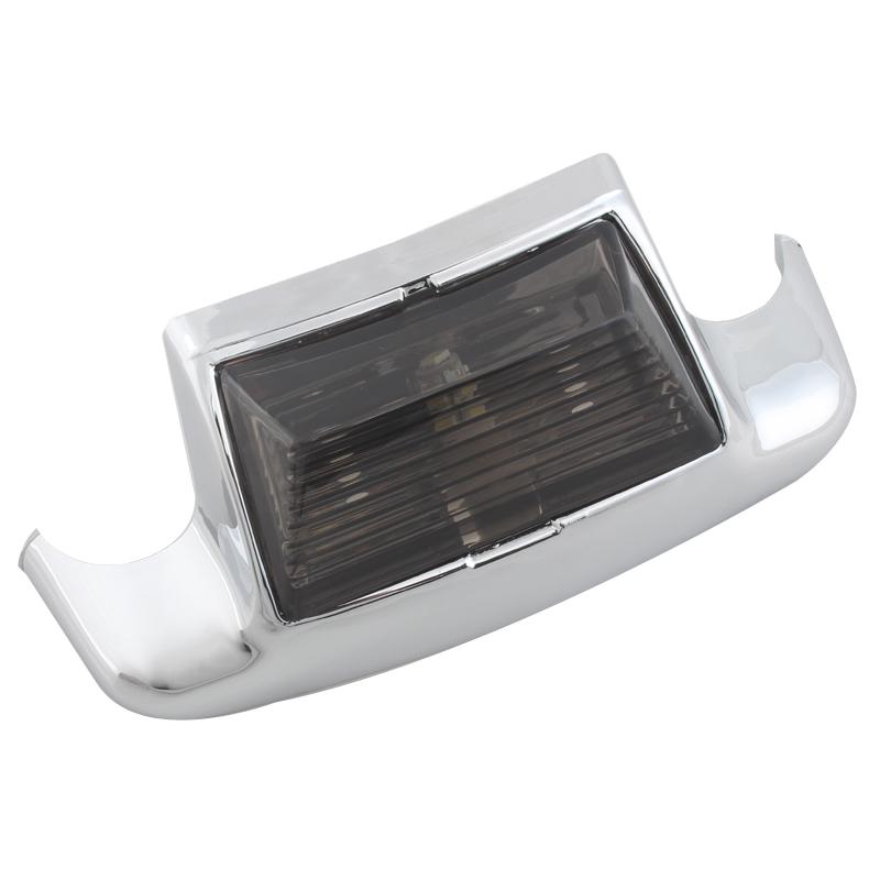 Chrome Motorcycle LED Front Rear Fender Tip Light For Harley Road King FLHR Heritage Softail Classic FLSTC Electra Glide