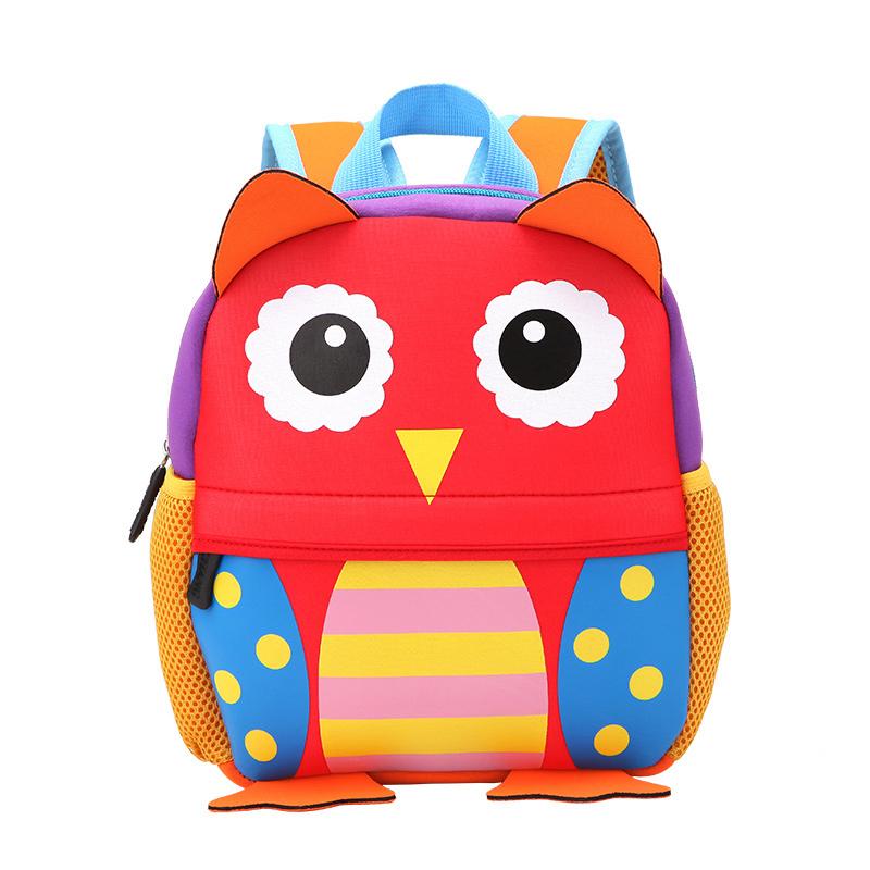 3D Kinder Schultaschen für Mädchen Jungen Kinder Rucksäcke Kindergarten Cartoon Tier Kleinkind Kinder Rucksack für 2-5 Jahre